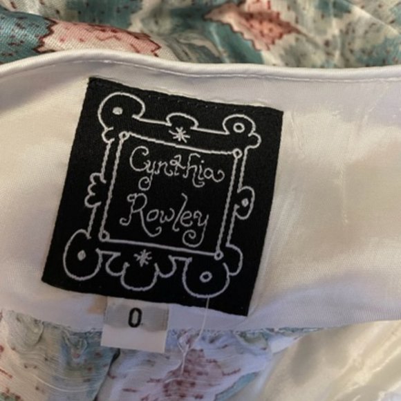 Cynthia Rowley Silk Blend Summer Cocktail Dress Size 0 - Picture 5 of 6